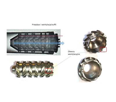 Tłumik przepływowy MFT CQ762, Cerakote Black, w komplecie z tłumikiem płomienia na gwint 1/2-28, kal. 9 oraz 7,62