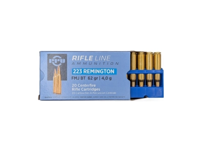 PPU amunicja FMJ 62gr, .223 Rem., Prvi Partizan, Serbia, opak. 20