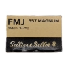 S&B amunicja FMJ 158gr .357 Magnum, Sellier&Bellot, Czechy, opak. 50