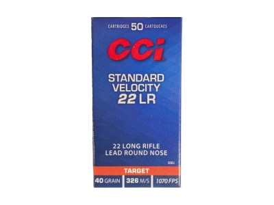 CCI Standard Velocity, amunicja .22LR, CBC Global Ammunition/Brazylia, opak. 50