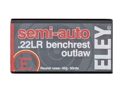Eley Benchrest Outlaw Semi, amunicja .22LR, Elley Group Ltd, Anglia, opak. 50