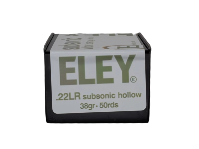 Eley Subsonic Hollow, amunicja .22LR, Elley Group Ltd, Anglia, opak. 50