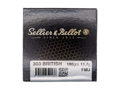 S&B amunicja .303 BRITISH, 180grs, Sellier&Bellot, Czechy, opak. 50